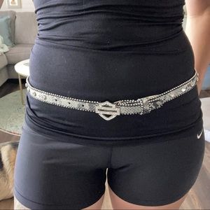 Harley Davidson studded belt